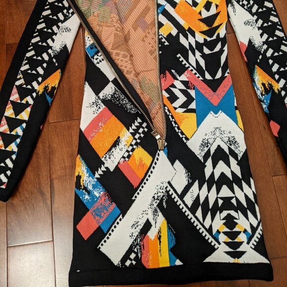 Balmain women's long sleeve dress in size 36 - Picture 3 of 14